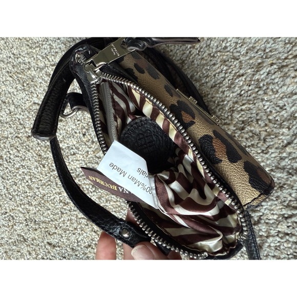 Dana Buchman Leopard Print Mini Crossbody Bag Small Purse Designer - Picture 9 of 11